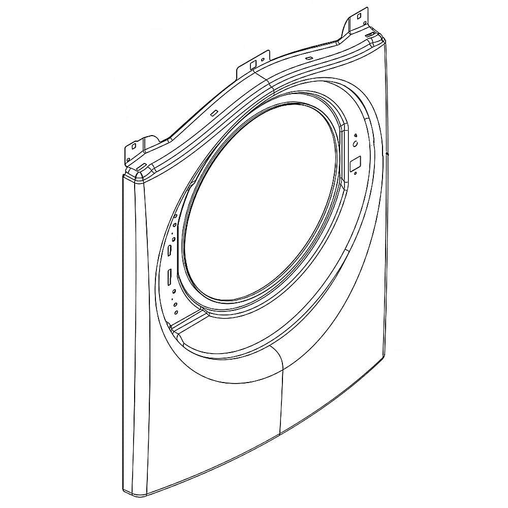 Part #wpw10460695, Washer Front Panel / 31.44 x 5.72 x 36.57
