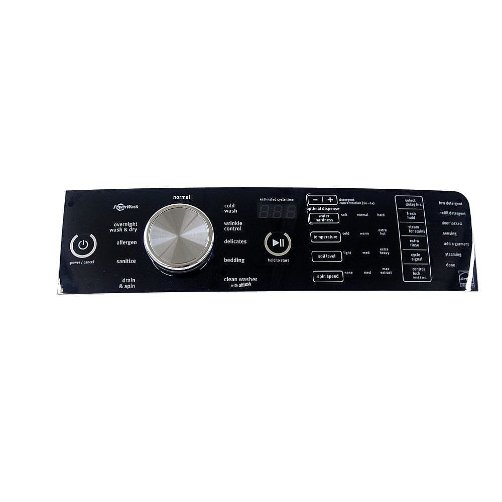 Part #wpw10491029, Washer User Interface (Granite) / 17.38 x 6.50 x 4.75