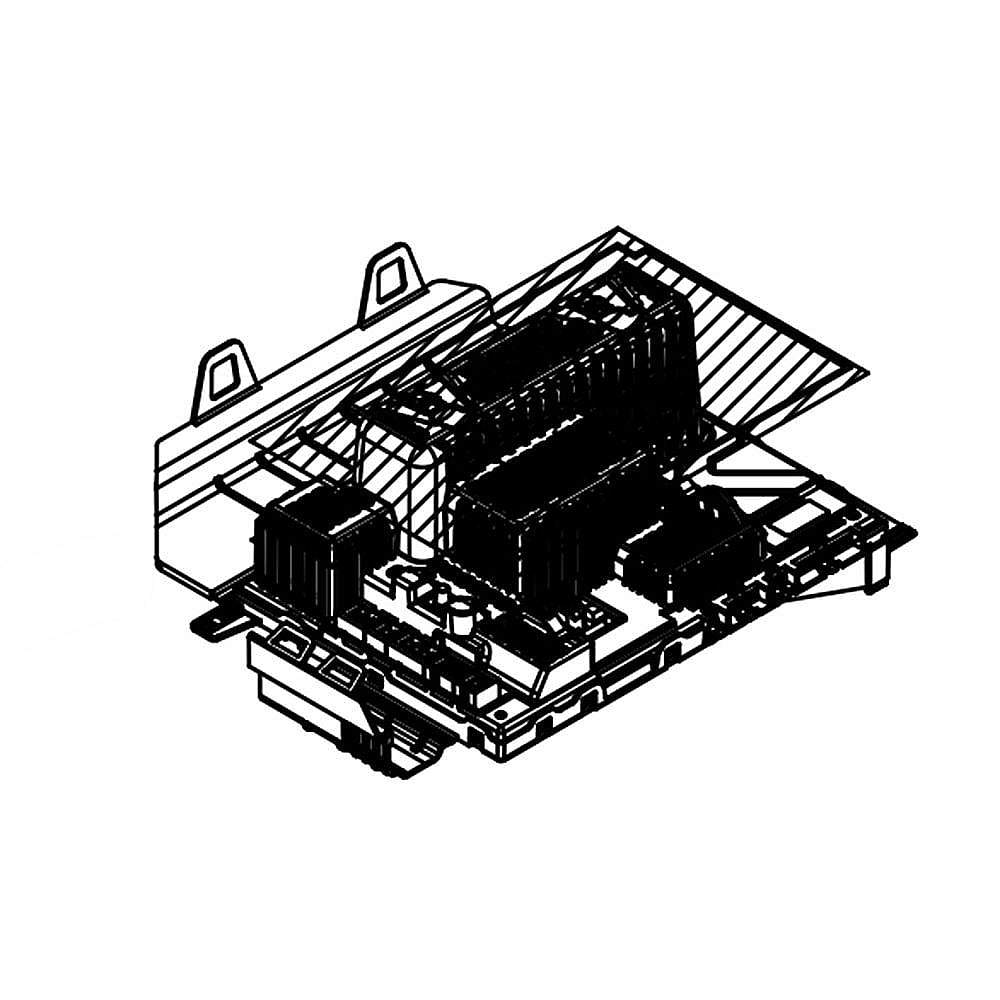 Part #wpw10692385, Washer Electronic Control Board | 9.75 x 9.38 x 12.75
