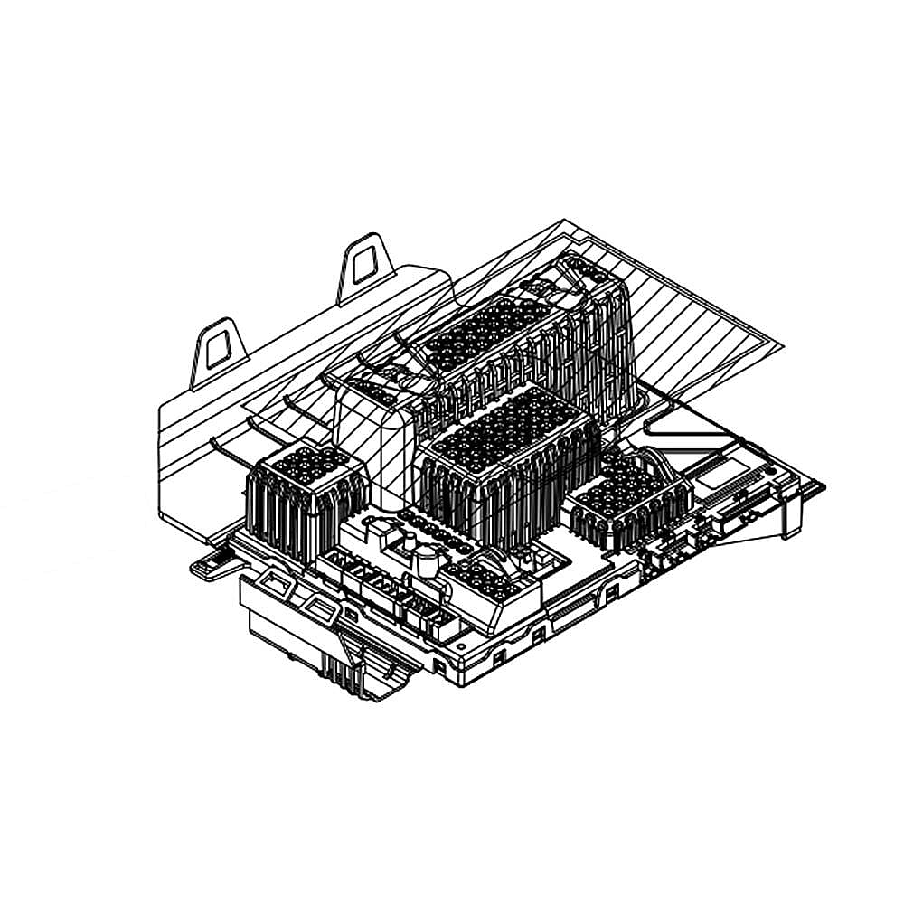 Part #wpw10700751, Washer Electronic Control Board | 12.50 x 9.75 x 9.50