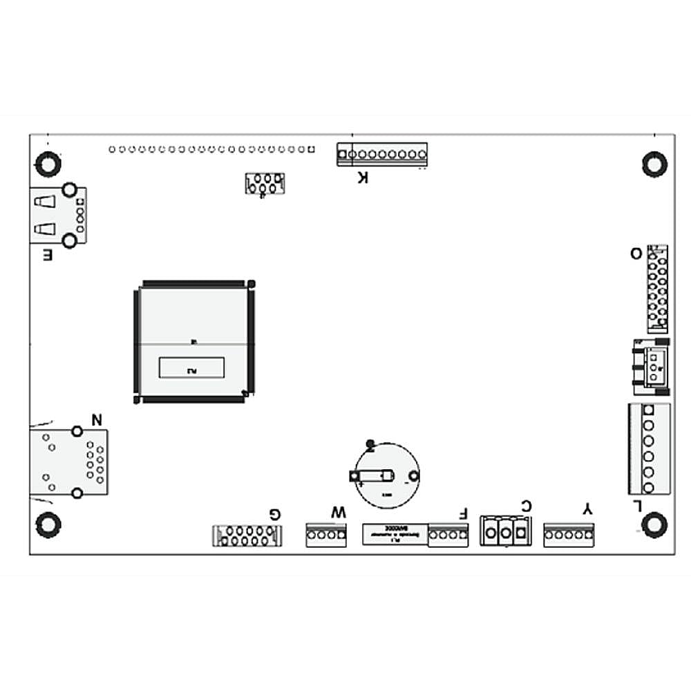 Part #wpw10712233, Commercial Washer Electronic Control Board / 11.70 x 5.25 x 5.75