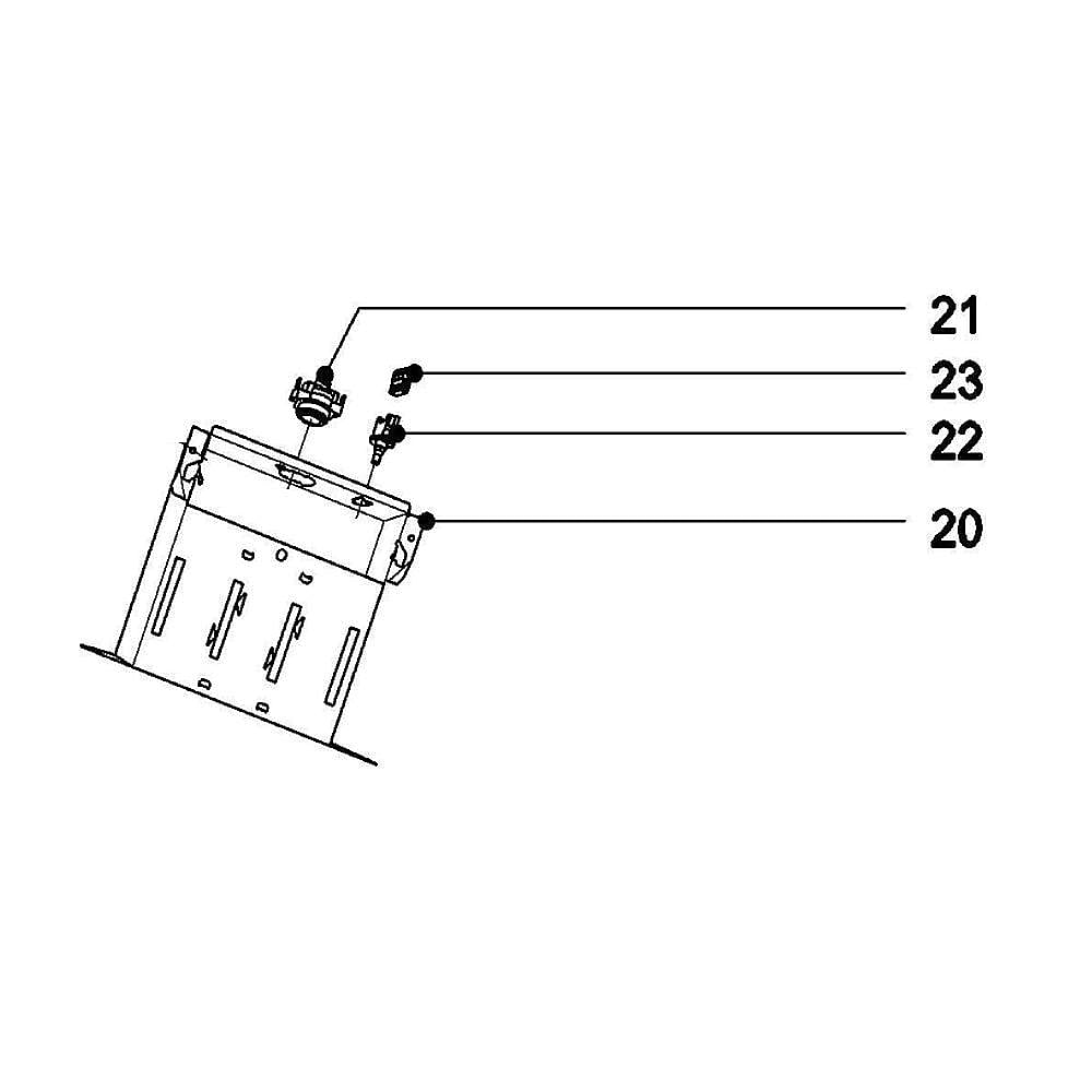 Part #6908921, Miele Dryer Heating Element Assembly