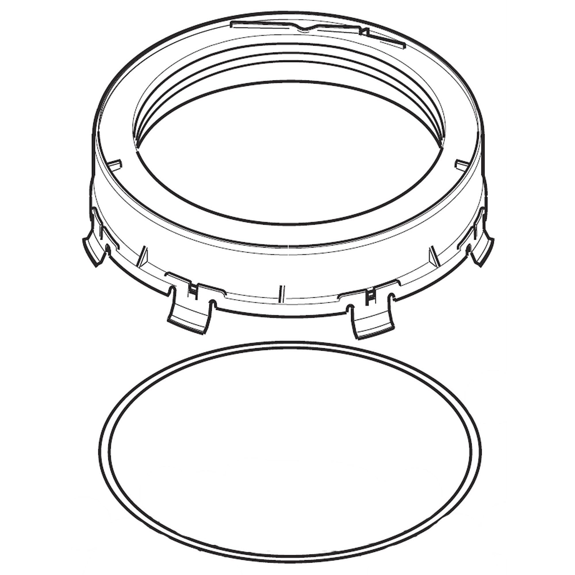 Speed Queen Part #202888, Tub Cover Assembly, Includes Item 2