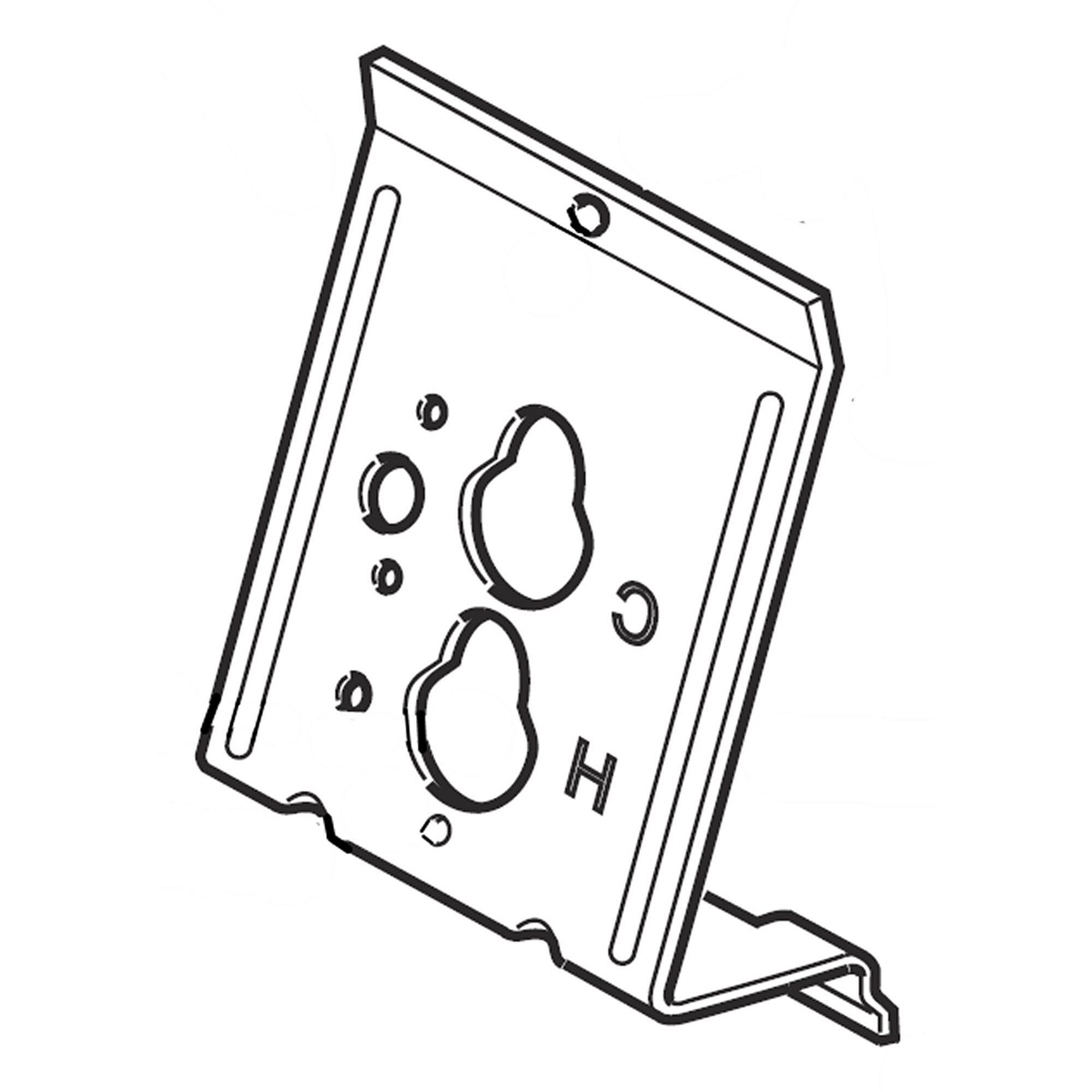 Speed Queen Part #203558, Mixing Valve Mounting Bracket (Starting Serial No. 1812016077)