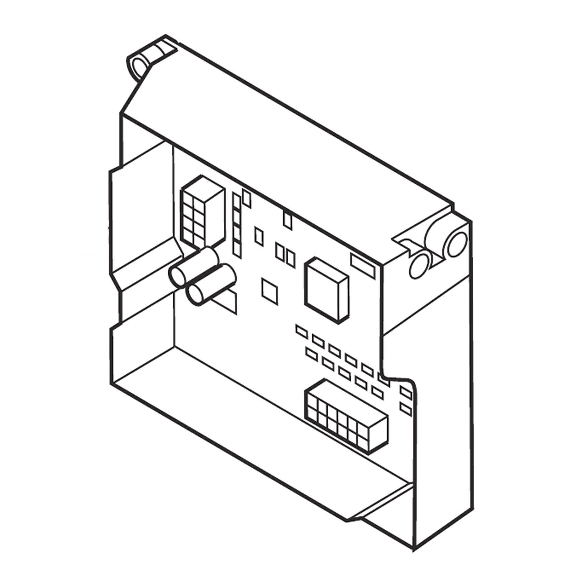 Part #204163P, Control Assembly (Model Awn63Rsn115Tw01)