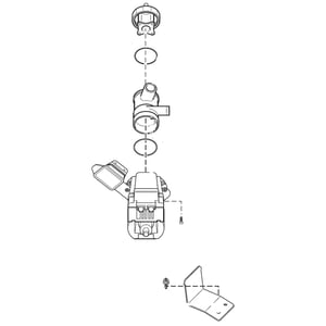 Drain Pump Assembly (includes Items 8-12 And 14-17) 805724P