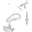 BELT AND PUMP KIT - INCLUDES ITEMS 16 AND 18 (38174 BELT)