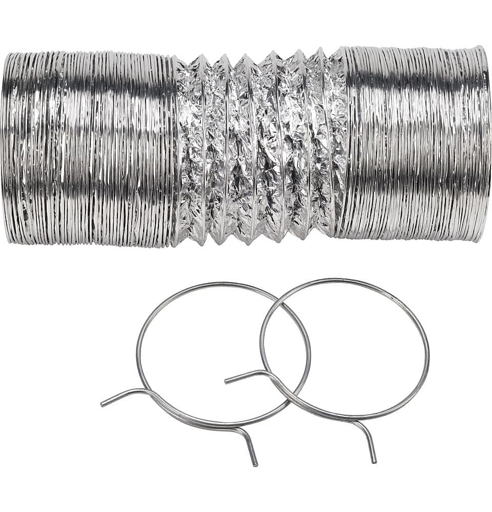 Part #pm8X73, Dryer Flexible Vent Hose Kit, 4-In X 8-Ft / 48.00 x 4.60 x 8.50