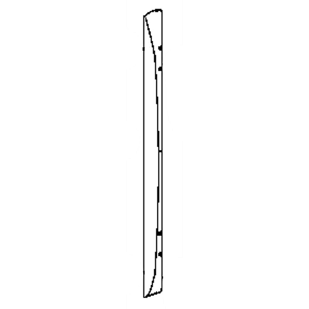 Part #we01X10287, Dryer Door Handle / 23.50 x 4.00 x 1.00