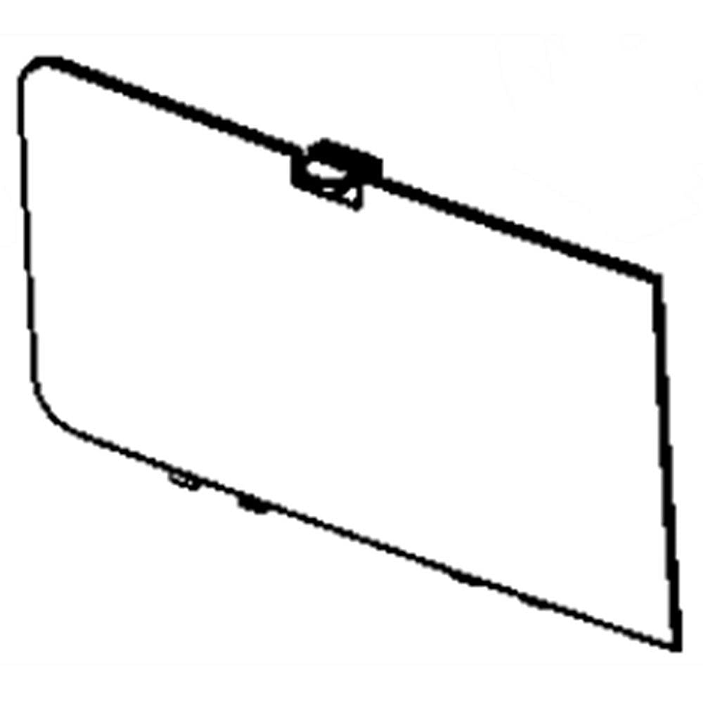 GE Part #we01X10313, Dryer Heat Exchanr Maintenance Door | 11.40 x 7.80 x 1.50
