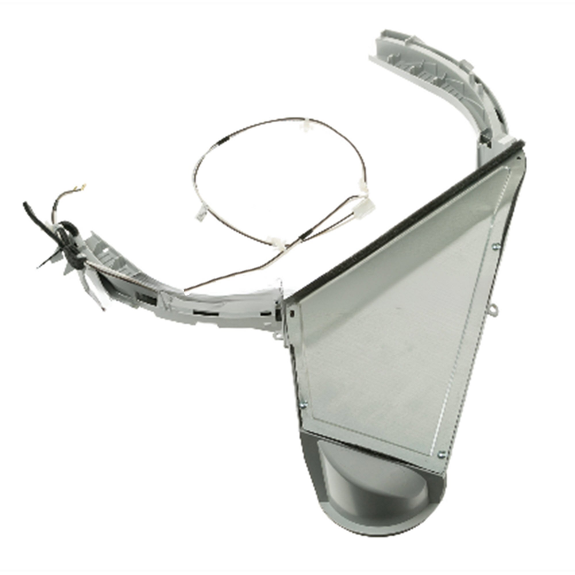 Part #we02X25500, Dryer Lint Chute Assembly | 8.00 x 25.30 x 7.30