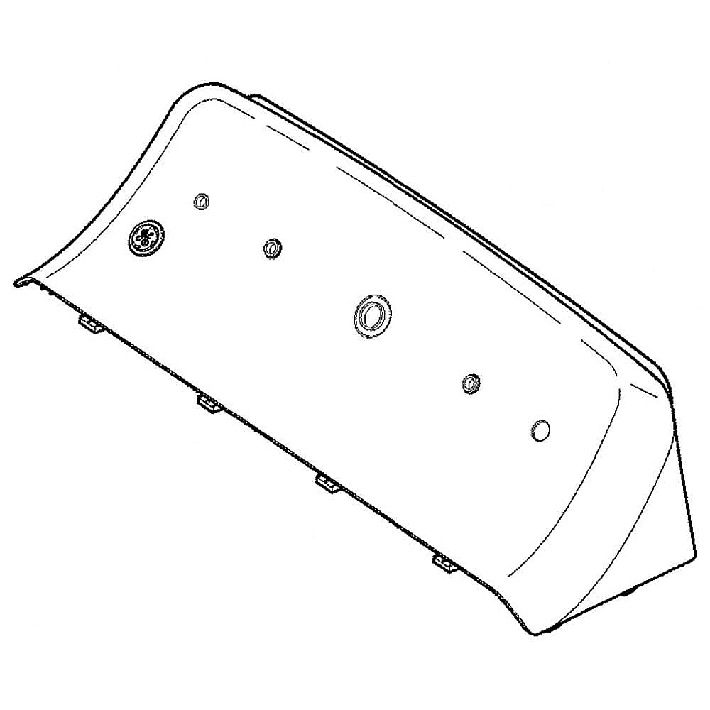 Part #we03X24548, Dryer Control Panel / 27.90 x 12.60 x 11.40