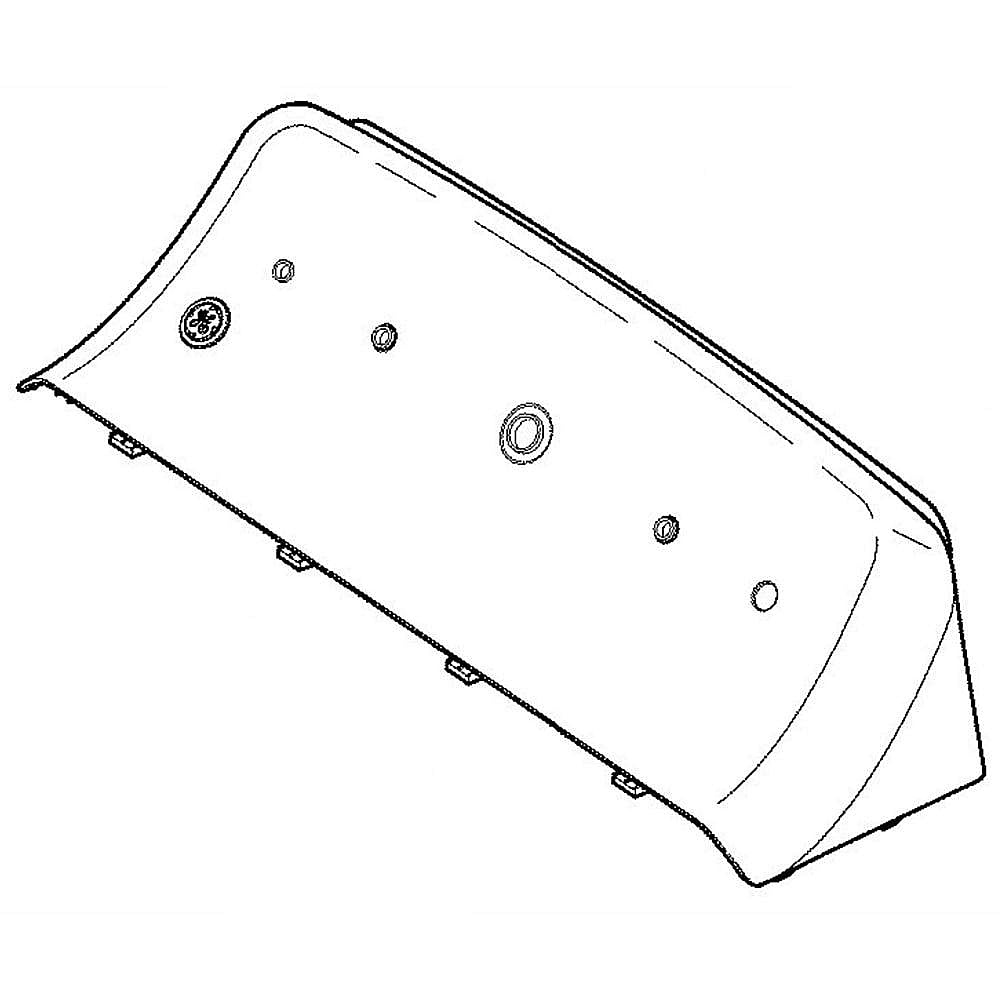 Photo of Part #we03X25284, Dryer Control Panel | 28.00 x 12.70 x 12.20 from Repair Parts Direct