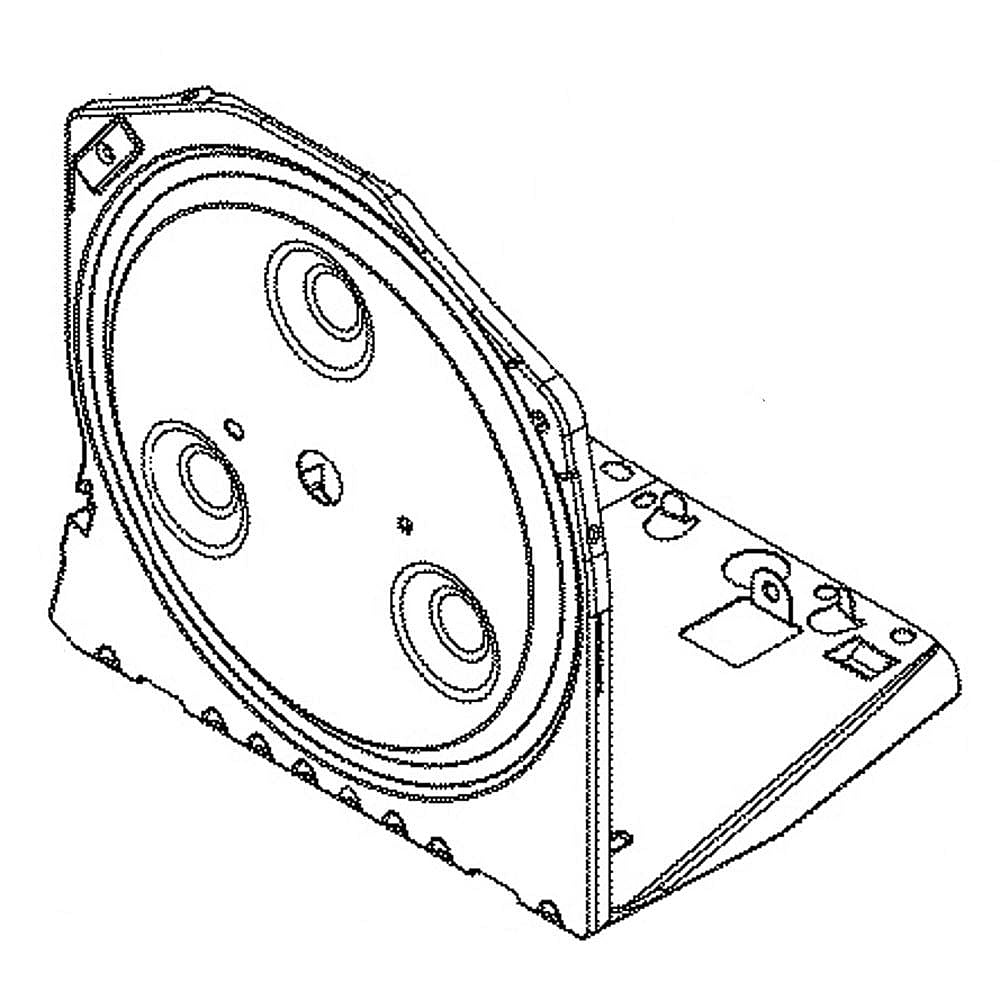 GE Part #we03X27285, Motor Plate | 1.00 x 10.00 x 2.00