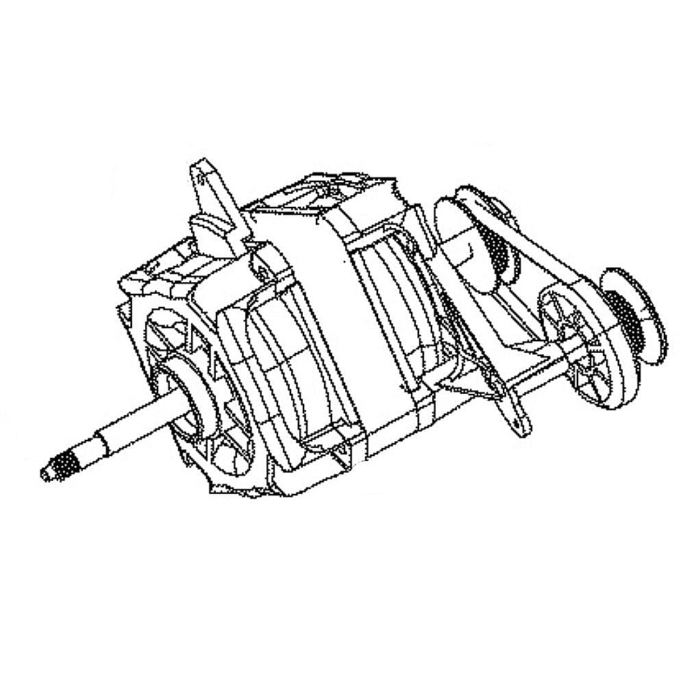 Part #we03X28740, Dryer Drive Motor / 8.00 x 10.00 x 8.00