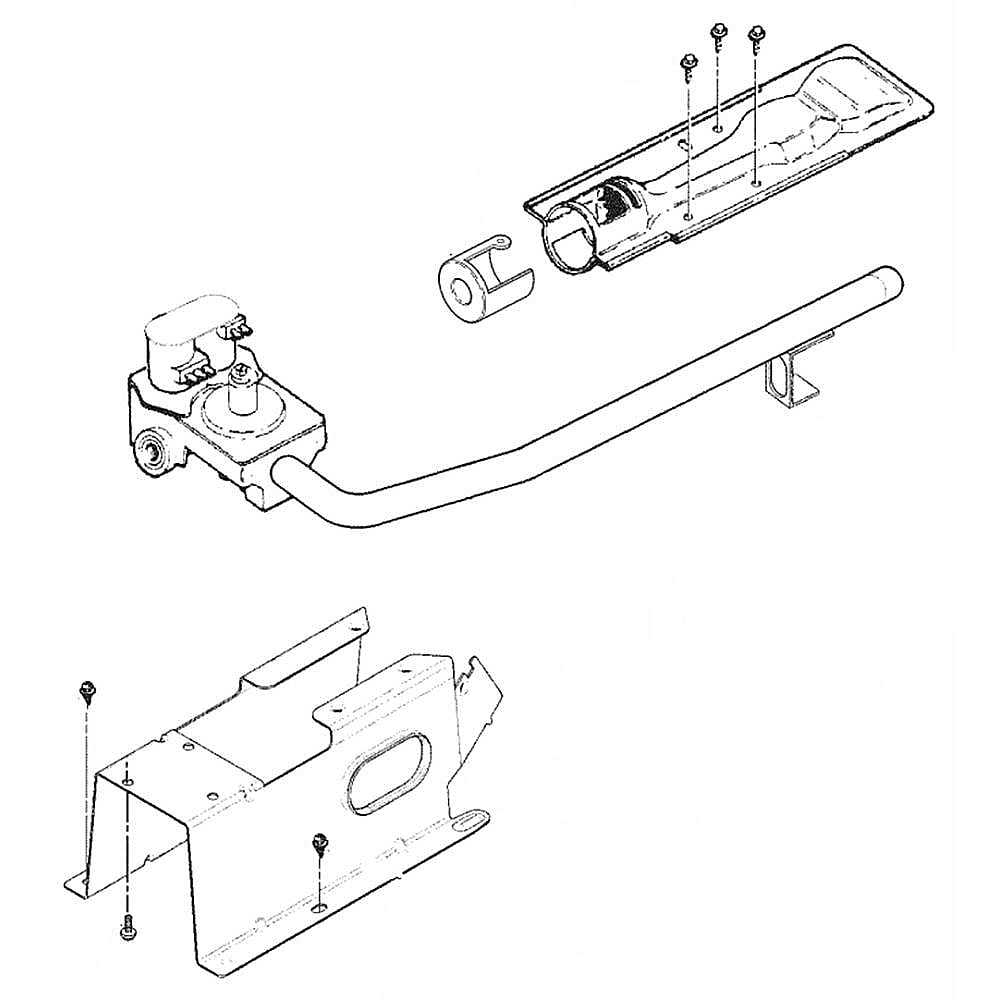 GE Part #we03X29303, Valve & Burner