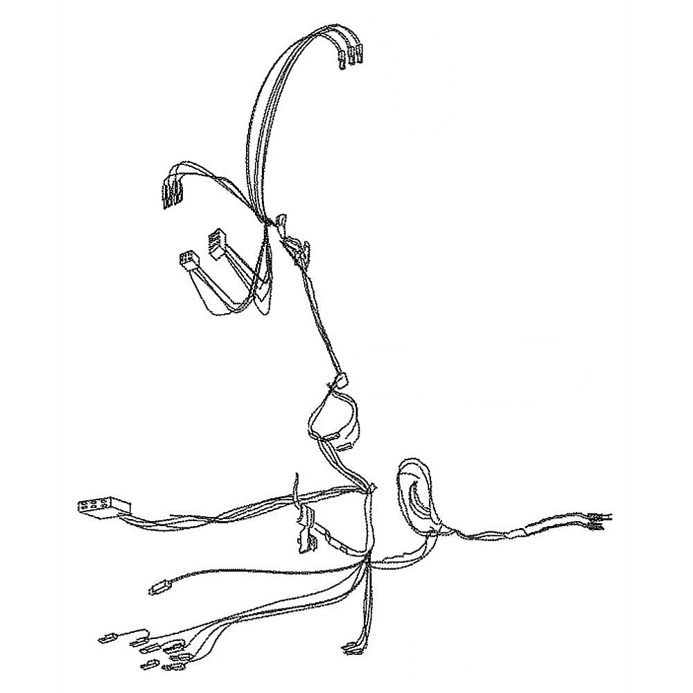 Photo of Part #we08X28730, Main Harness W/3 Prong Oulet from Repair Parts Direct