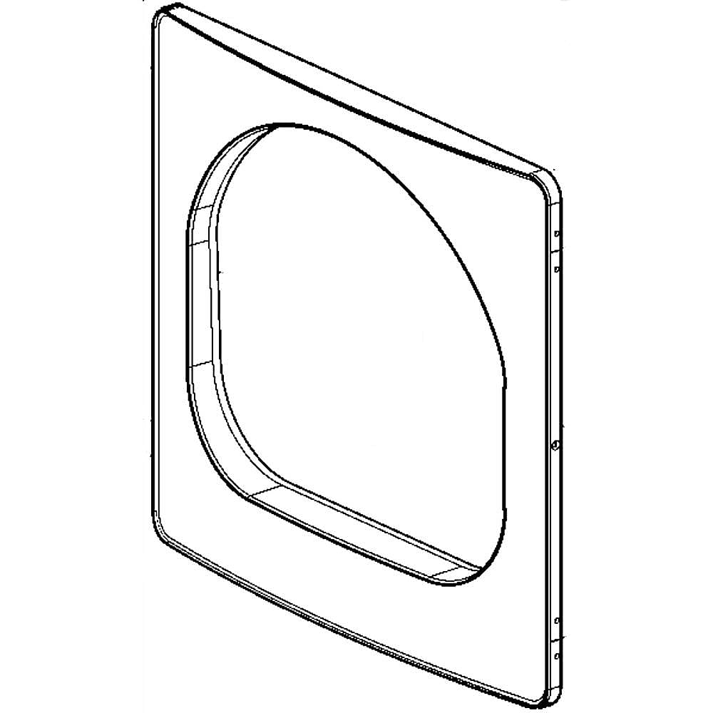 GE Part #we10X10018, Door Asm Wh | 28.60 x 26.20 x 6.10