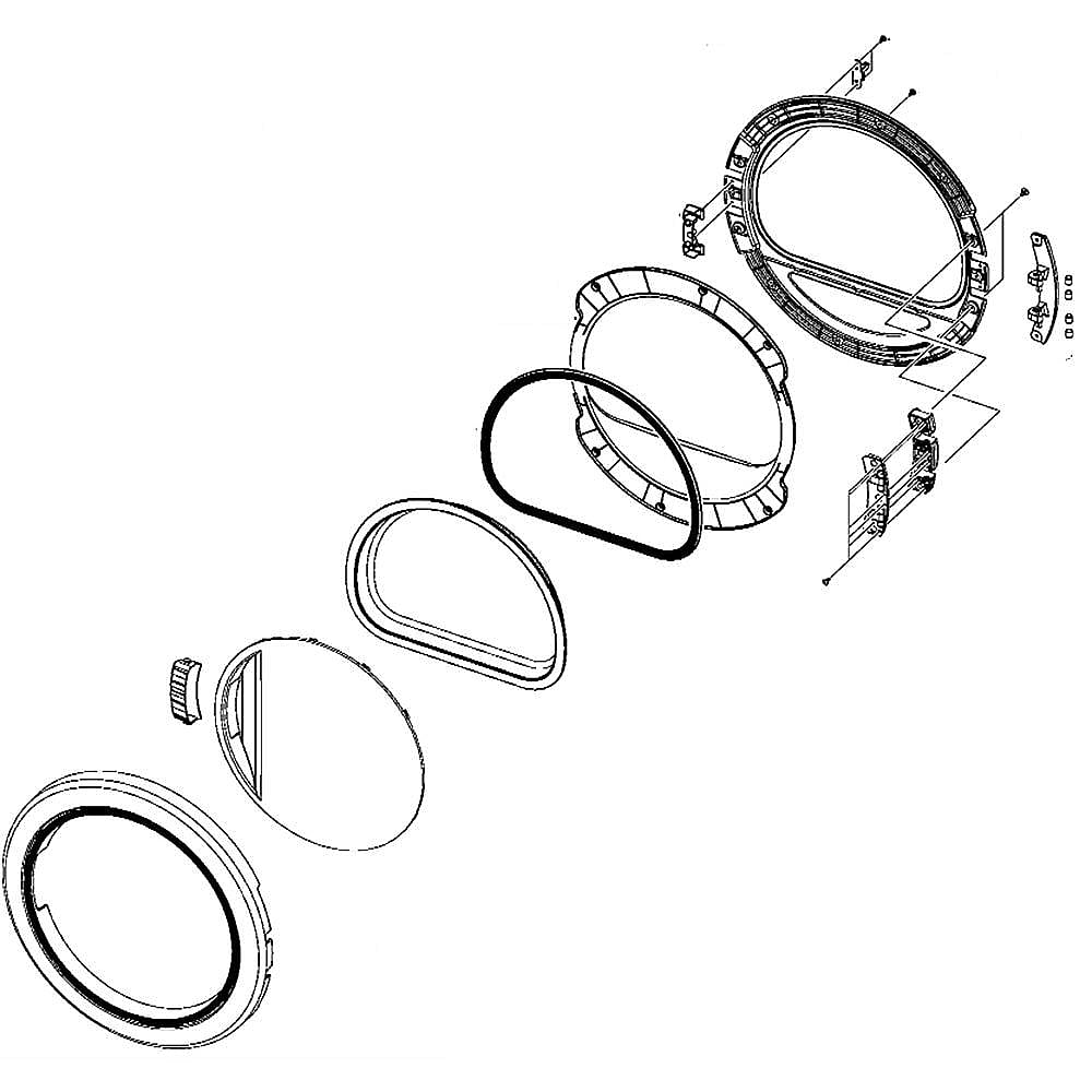 Part #we10X10028, Door Assembly