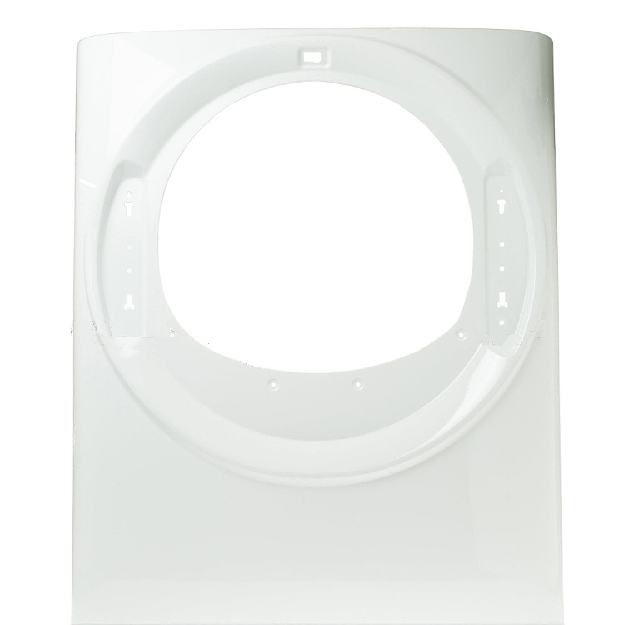 Part #we10X29591, Dryer Front Panel (White) / 14.00 x 8.00 x 6.00