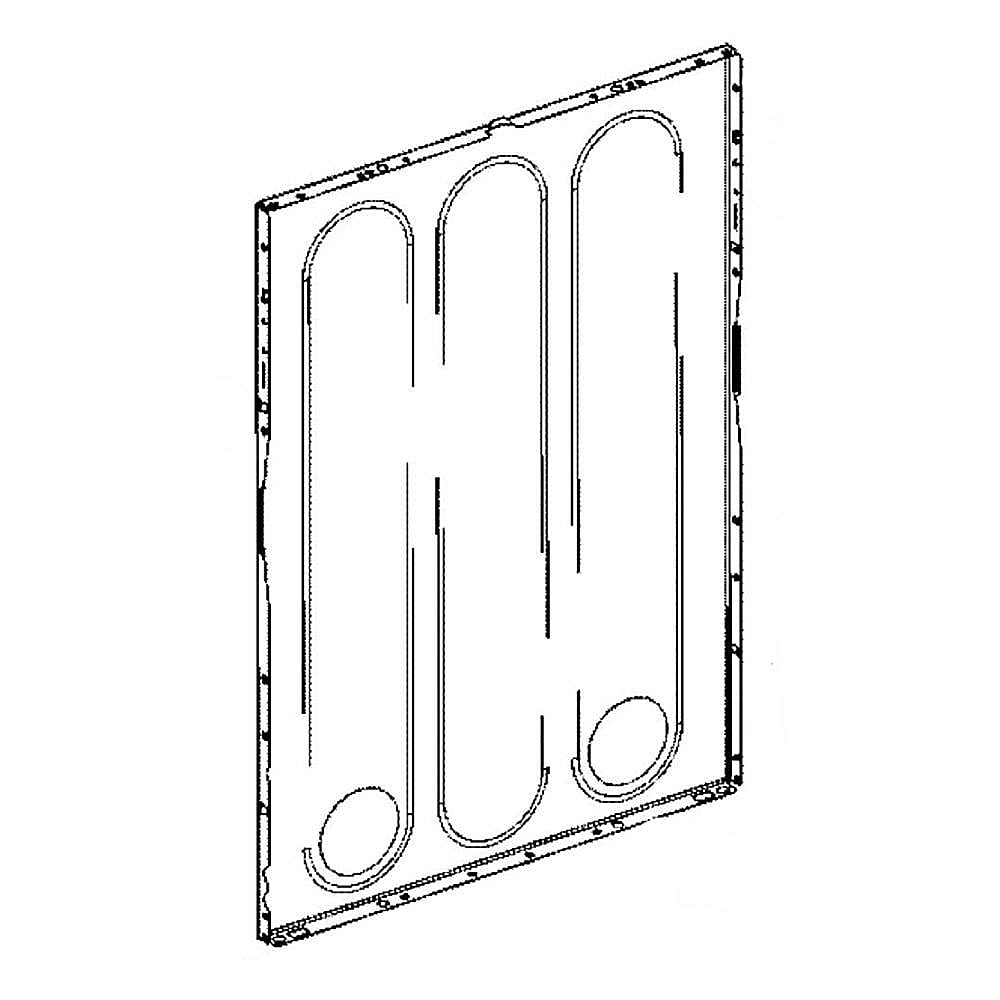 Part #we10X29822, Dryer Side Panel | 42.00 x 16.00 x 5.00