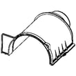 Heater Assembly for GE DCCH480EK0WW - Part WE11X10023