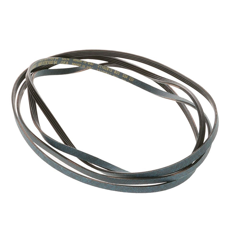 GE Part #we12X10014, Dryer Drum Belt | 14.00 x 9.50 x 0.50