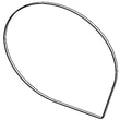 Drive Belt for GE DCCH480EK0WW - Part WE12X10017