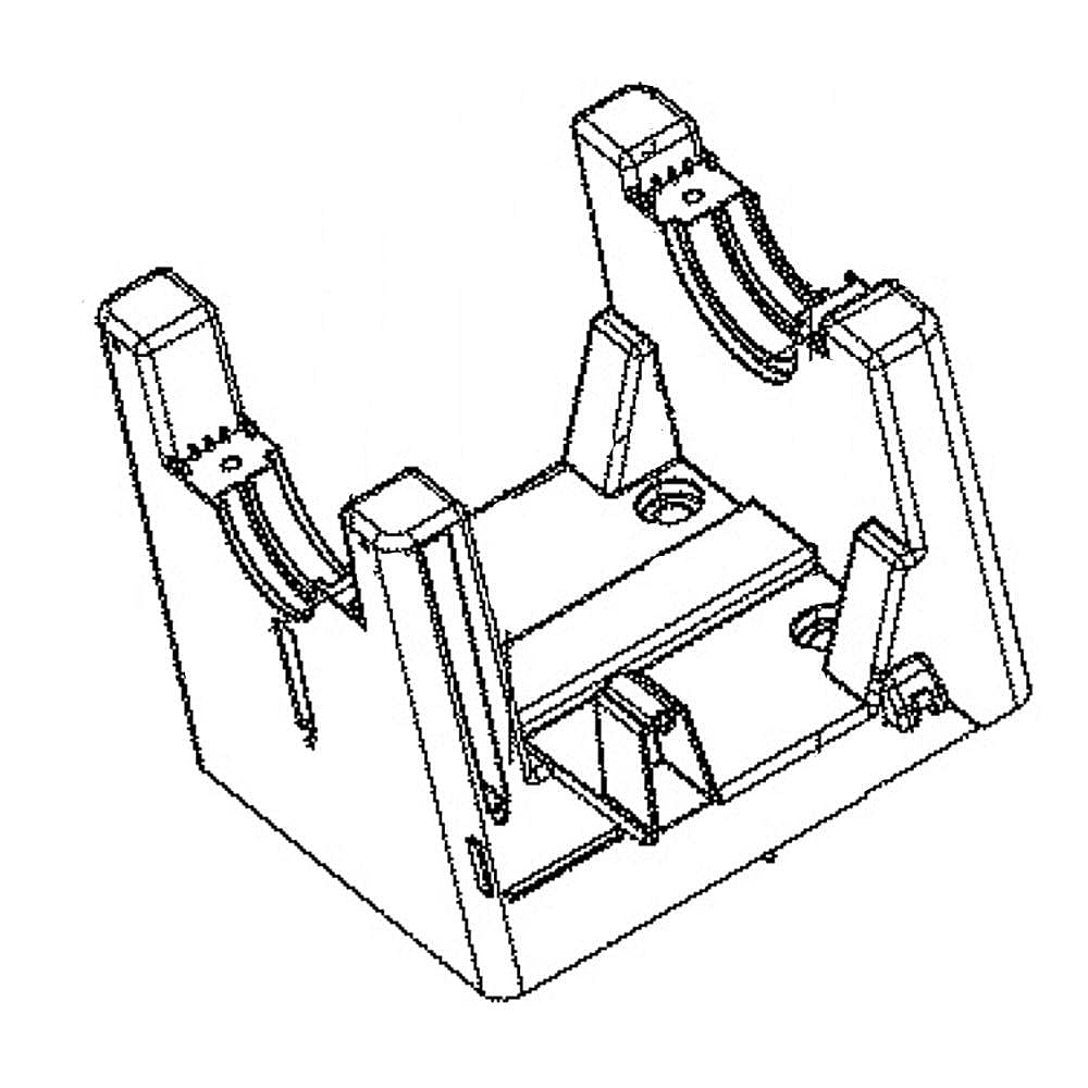 Part #we13X28727, Motor Bracket / 12.00 x 5.00 x 21.00