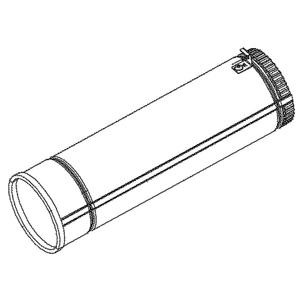 Part #we13X28734, Exhaust Pipe / 21.00 x 6.50 x 6.00