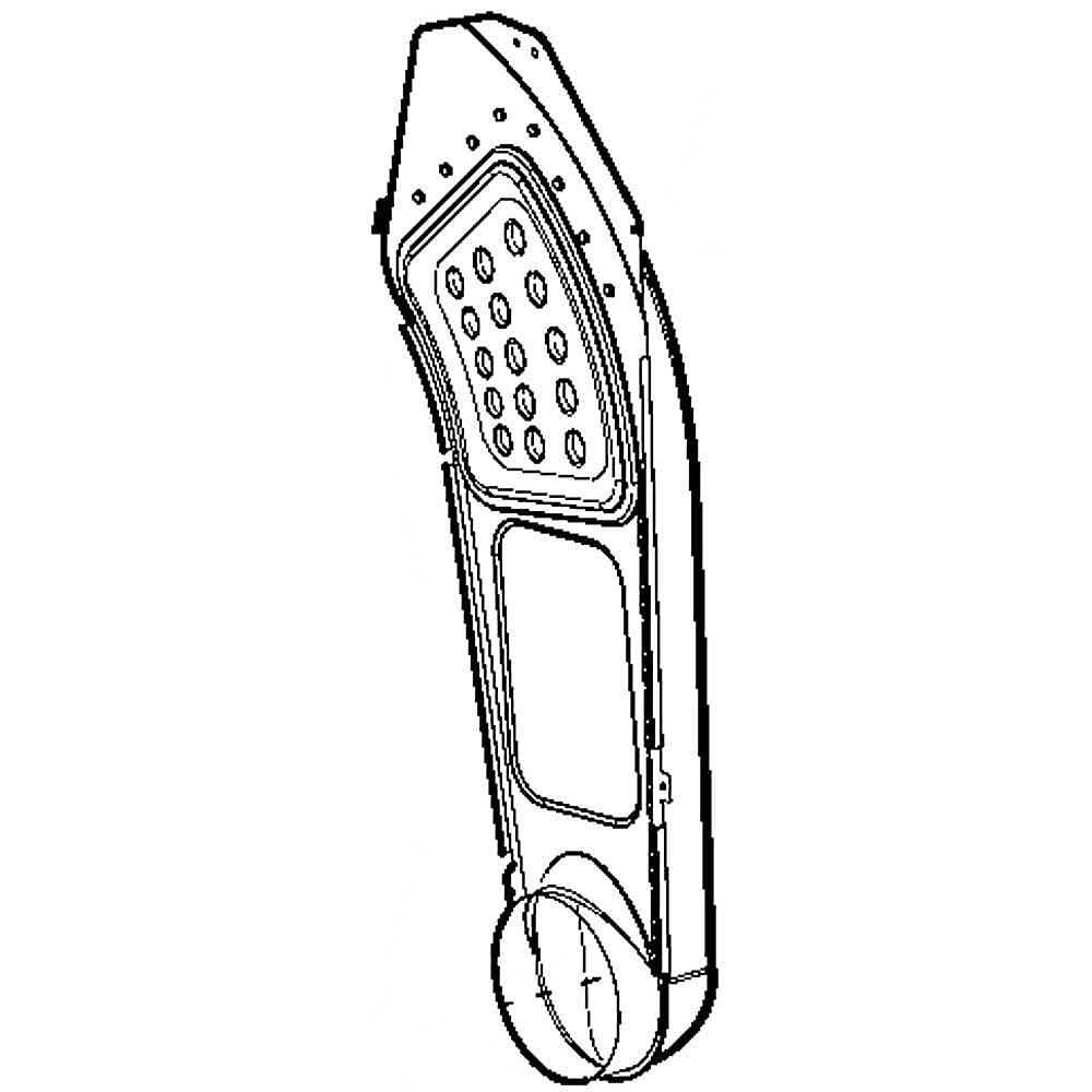 GE Part #we14X10055, Duct Assembl | 30.20 x 12.50 x 3.70