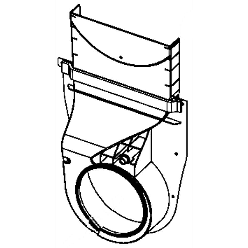 Part #we14X10101, Guide Duct F