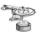 Washer/Dryer Combo Heater Fan Motor and Blower Wheel Assembly