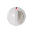 Dryer Timer Knob (White) (replaces WE01X10036)