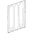 Panel for GE DCVH660EH1BB - Part WE20M329