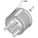 Dryer Drum and Baffle Assembly
