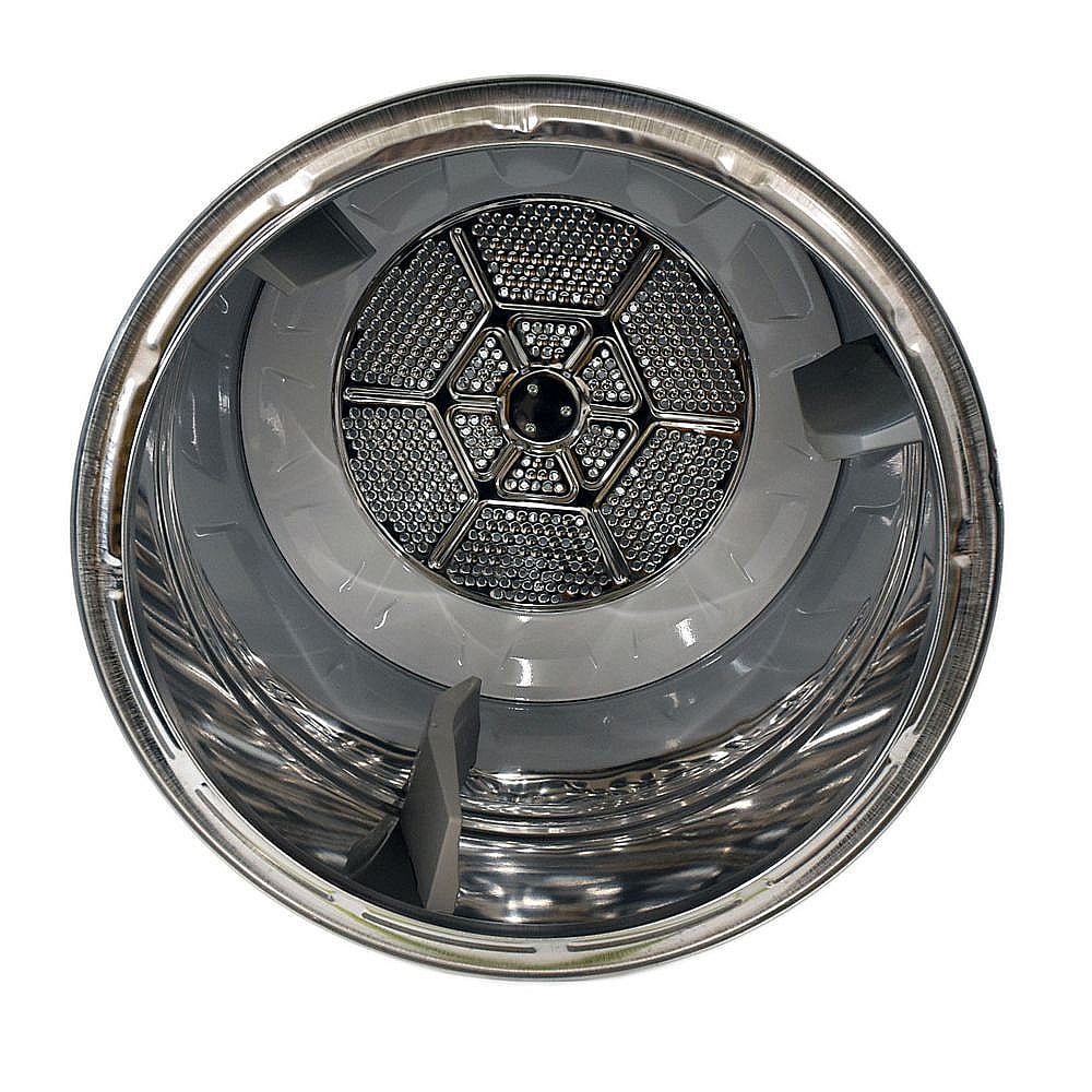 GE Part #we21X21439, Dryer Drum Assembly | 28.00 x 28.90 x 31.00