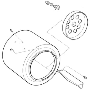 Dryer Drum Assembly WE21X20095