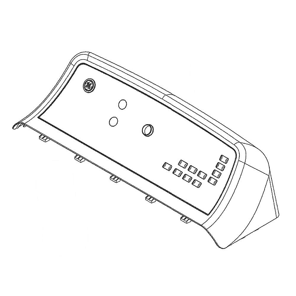 Part #we22X29304, Control Panel Diamond Gray