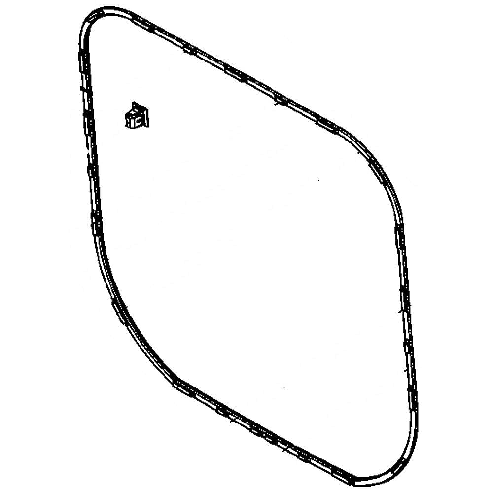 Part #we9M58, Laundry Center Dryer Door Seal / 14.00 x 9.50 x 1.00