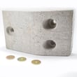 Washer Counterweight, Rear for GE WCVH6800J2BB - Part WH01X10268