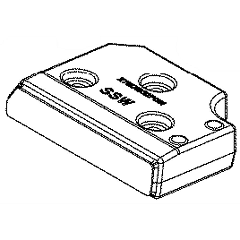 Part #wh01X10717, Counter Weight / 13.10 x 12.80 x 4.70