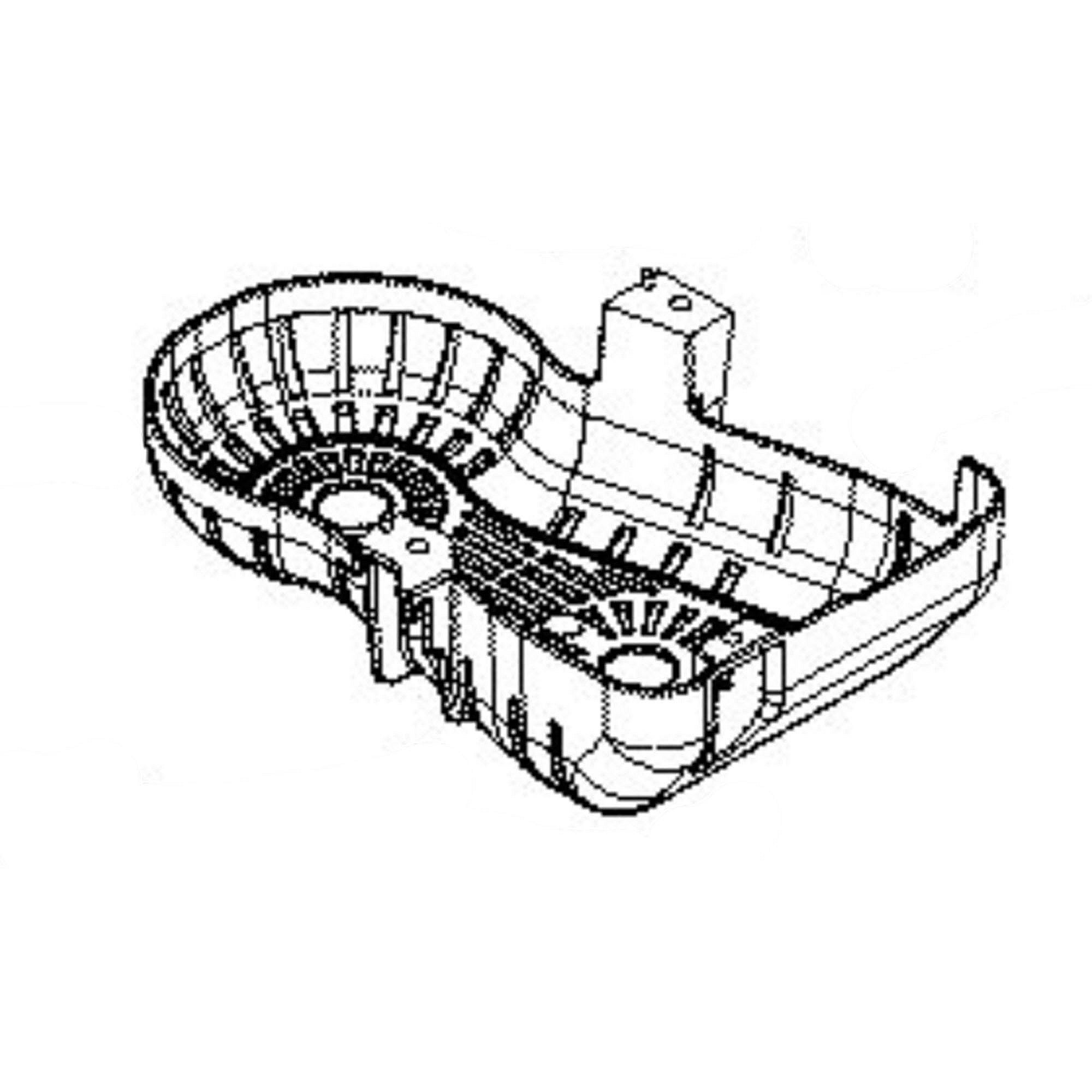Part #wh01X32881, Washer Drive Belt Guard (Replaces Wh44X25306)