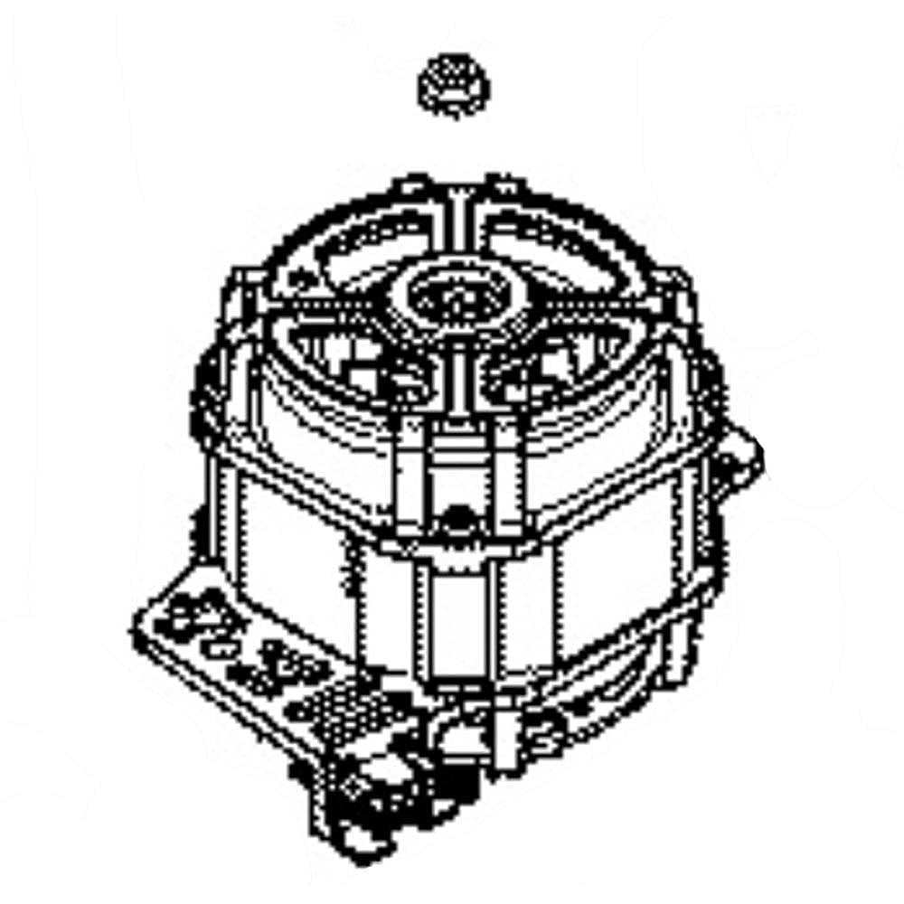 Part #wh03X29559, Washer Drive Motor, 1/3-Hp / 11.00 x 12.25 x 10.50