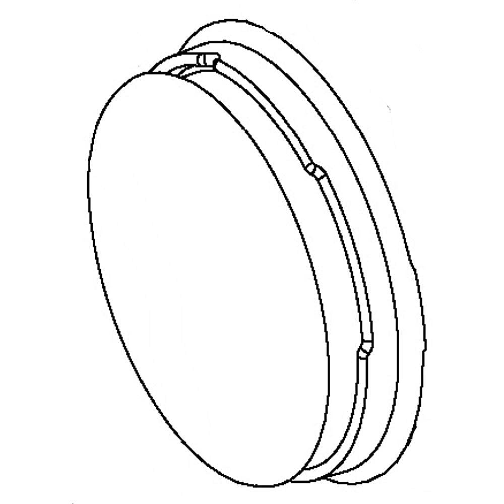 GE Part #wh08X20827, Washer Door Boot | 20.40 x 20.40 x 6.10
