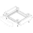 Riser Assembly for GE GFWR4805F2RR - Part WH10X20638