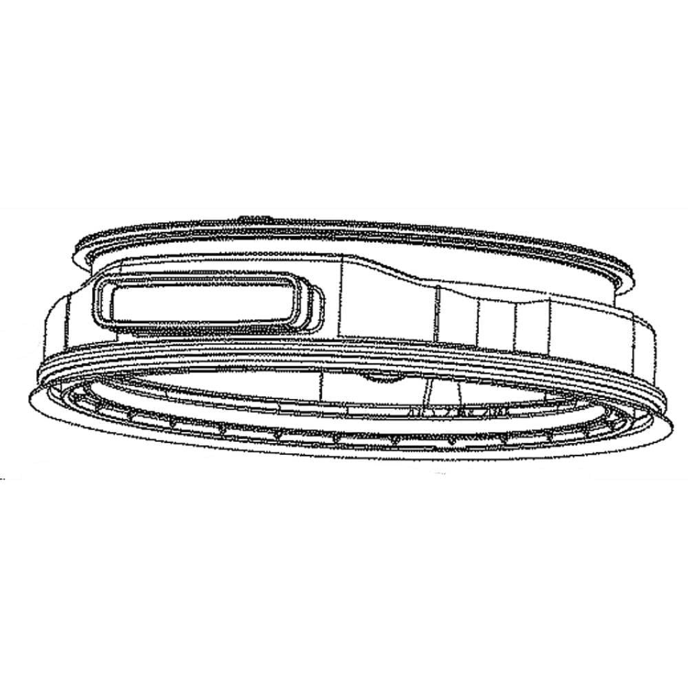 Haier Part #wh10X27131, Washer Door Boot | 13.50 x 11.70 x 10.20