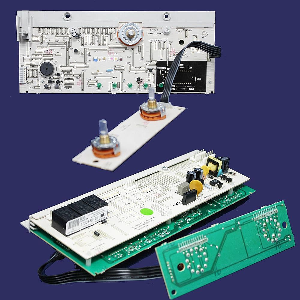 Part #wh12X10398, Washer Electronic Control Board Assembly / 12.40 x 5.50 x 5.70
