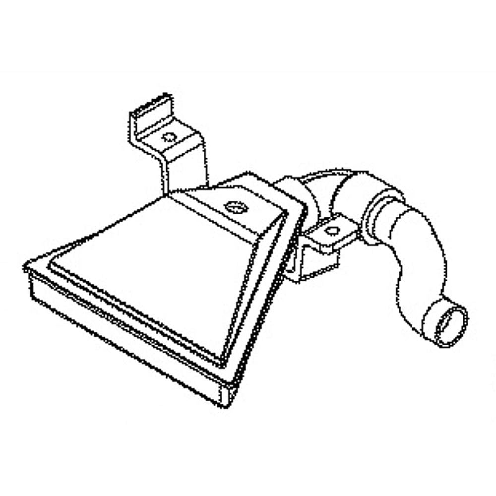 GE Part #wh13X27418, Water Inlet | 8.00 x 7.50 x 1.80