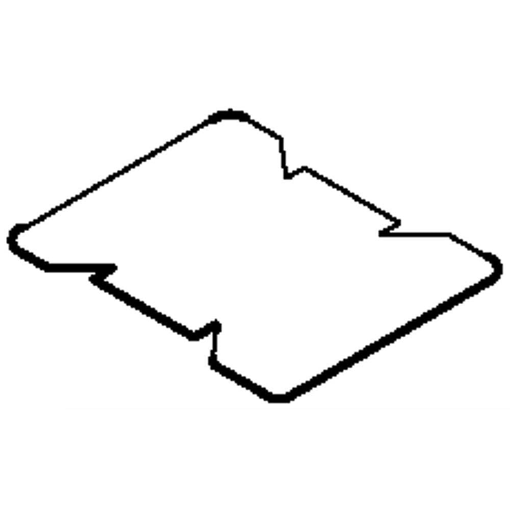 GE Part #wh16X10050, Motor Shield | 8.00 x 7.50 x 0.10